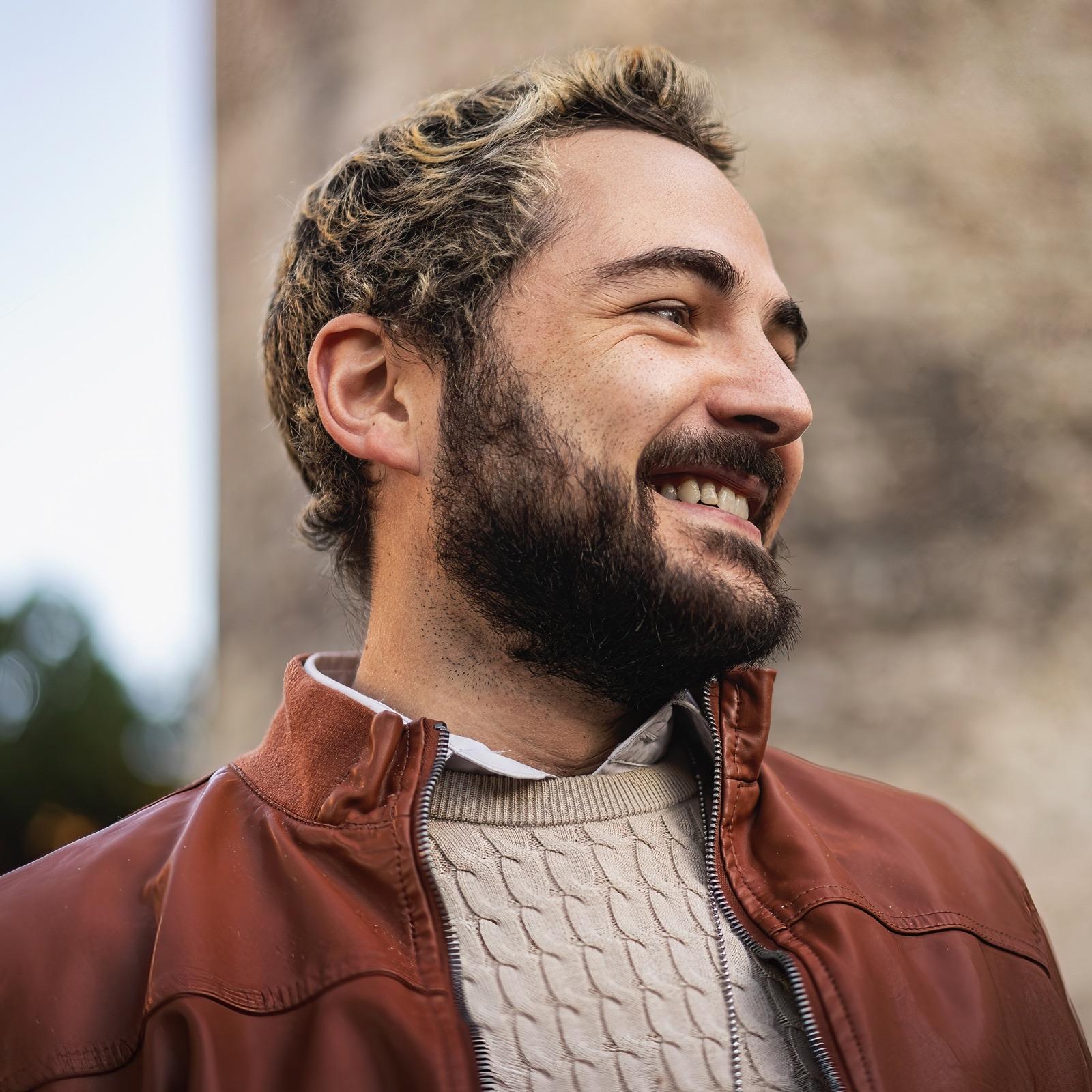 Smiling potential sperm donor